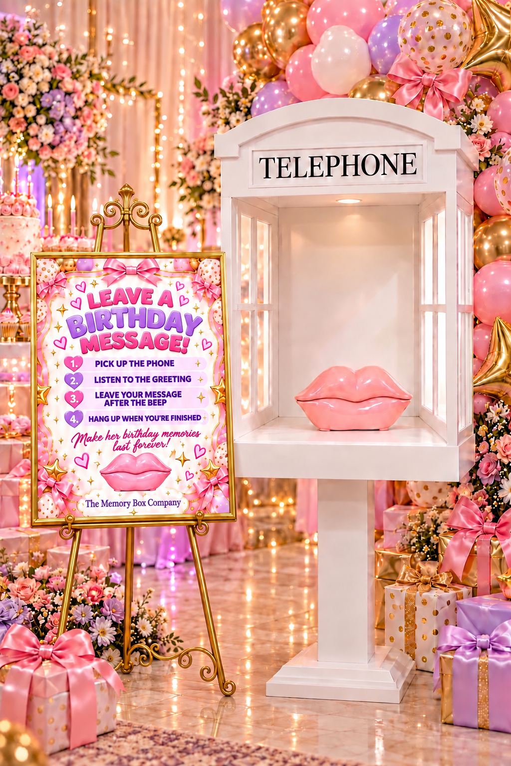 Girls Birthday Audio Guest Book Experience