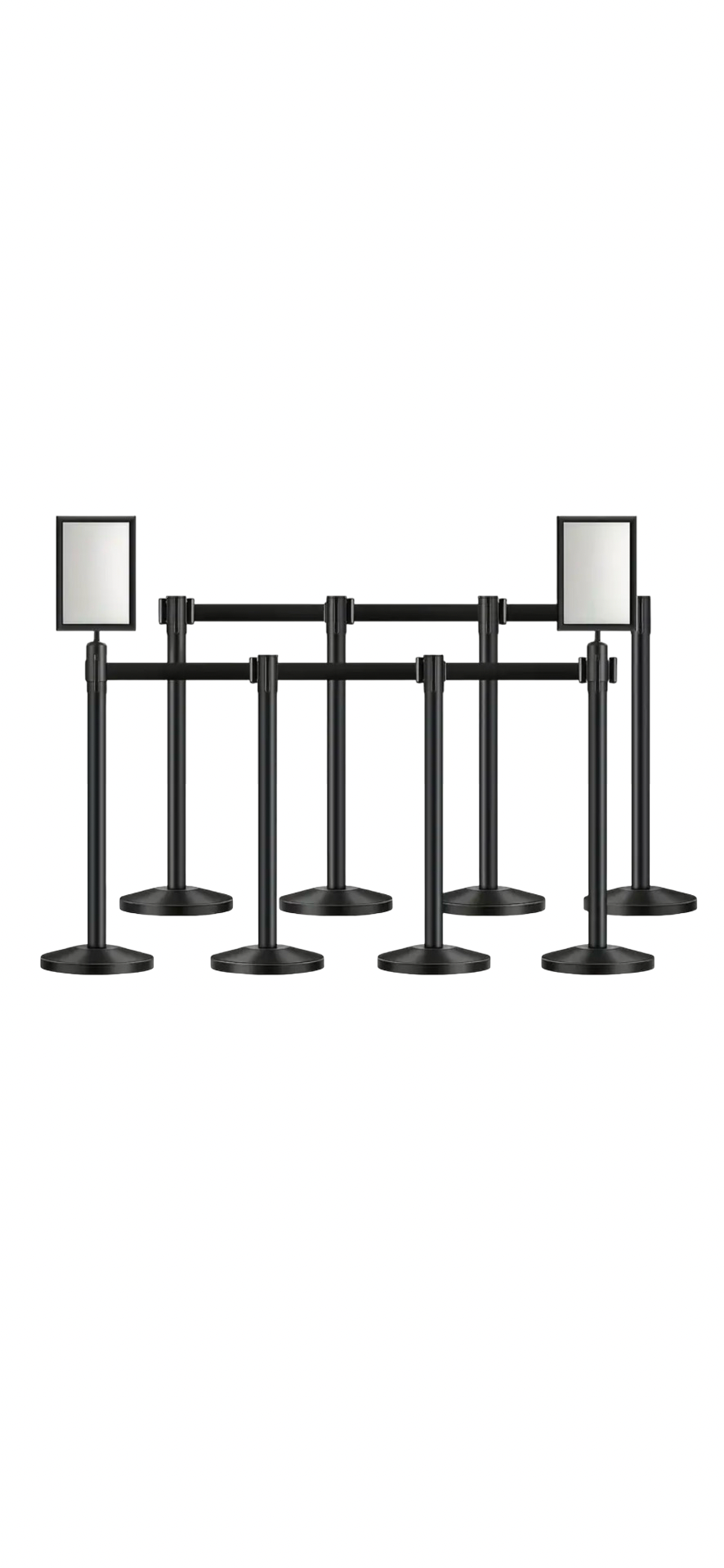 Black Stanchion Set Rental