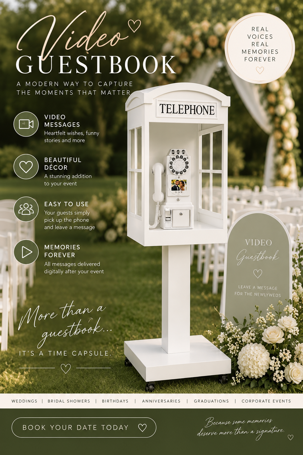 Video Guest Book Experience Deposit