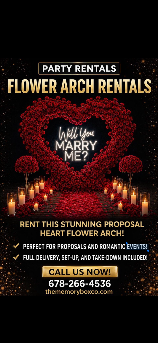 Arch & Photo Booth Rental Package