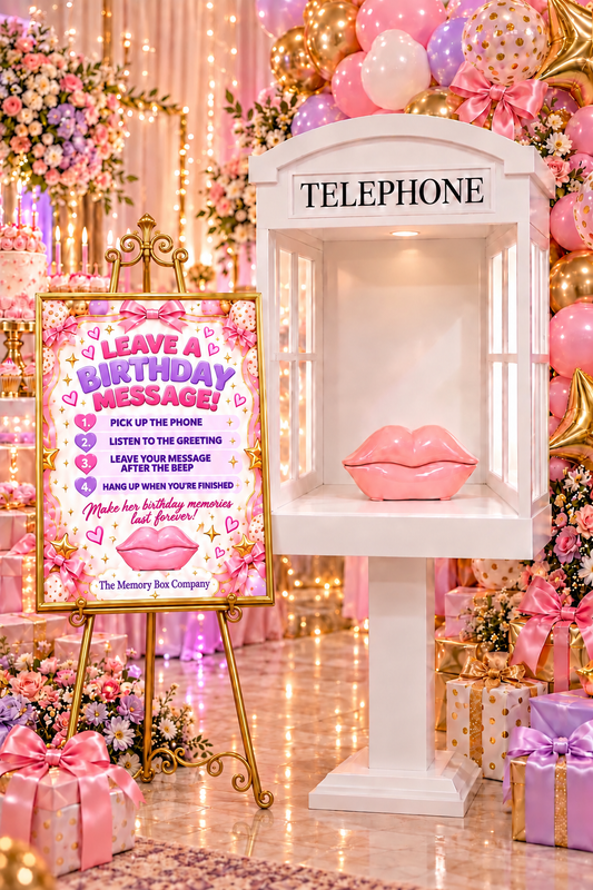 Girls Birthday Audio Guest Book Experience