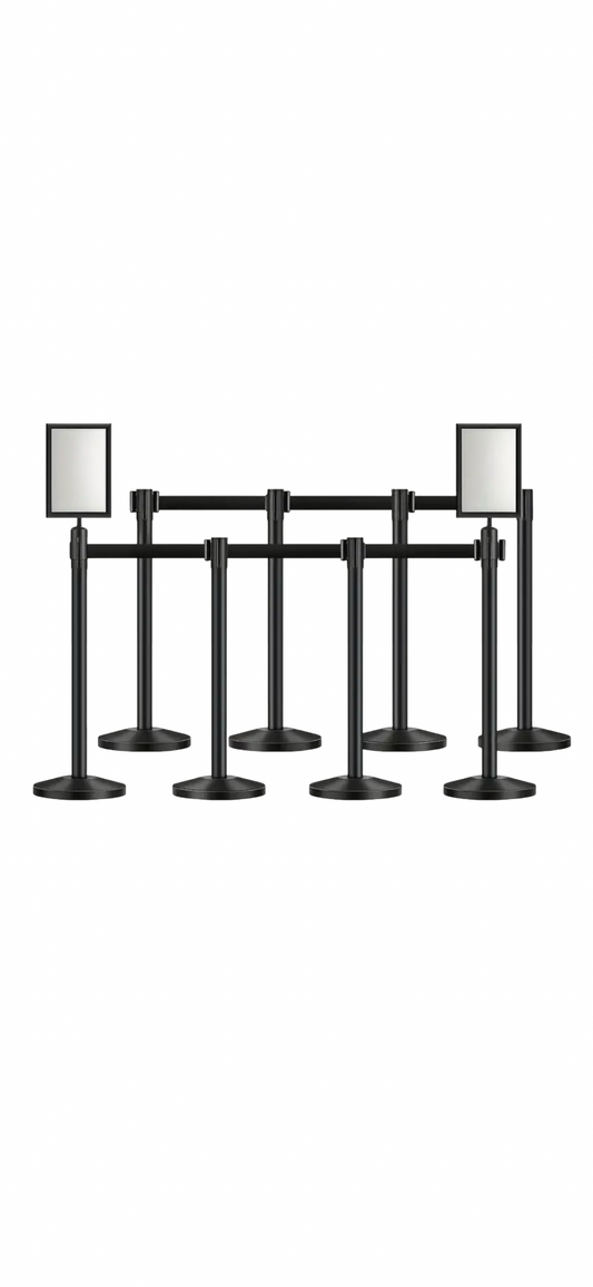 Black Stanchion Set Rental